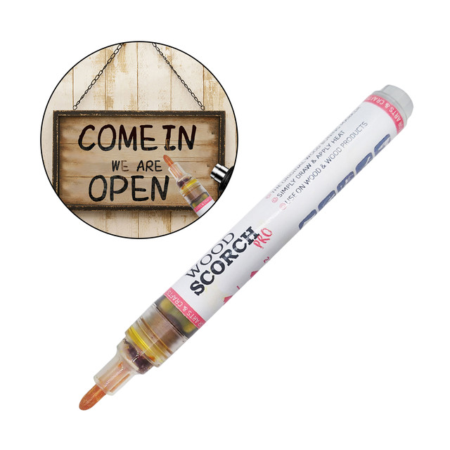 Scorch Pen Marker Chemical Wood Burning Pen Wood Burning Markers Pens  Stationery for DIY Wood Crafts Projects - AliExpress